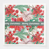 Weihnachtsdesignpapier Napkins Serviette (Vorderseite)