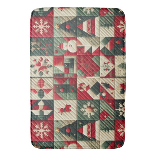 Weihnachtsdesigns Badematte (Vorderseite Vertikal)