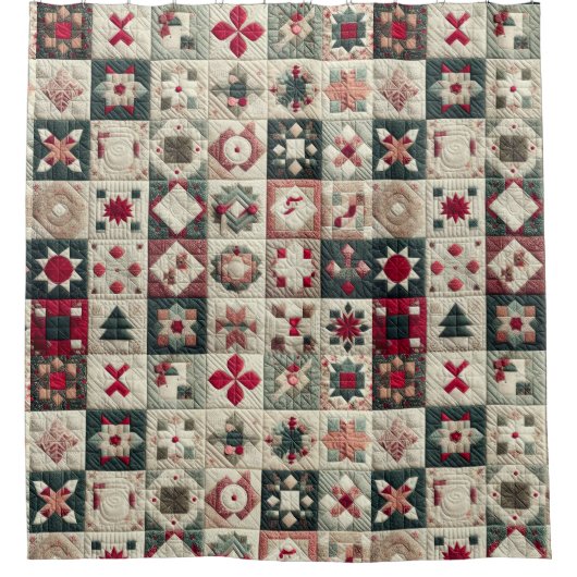 Weihnachtsdesigns Duschvorhang (Vorderseite)