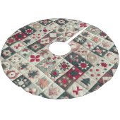 Weihnachtsdesigns Polyester Weihnachtsbaumdecke (Schrägansicht)