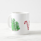 Weihnachtsdesigns Urlaub Kaffeetasse (Vorderseite Links)