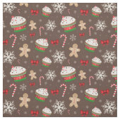 Weihnachtsdessert Muster Stoff (Muster)