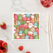 Weihnachtsdessert Serviette (Beispiel)