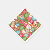 Weihnachtsdessert Serviette (Ecke)