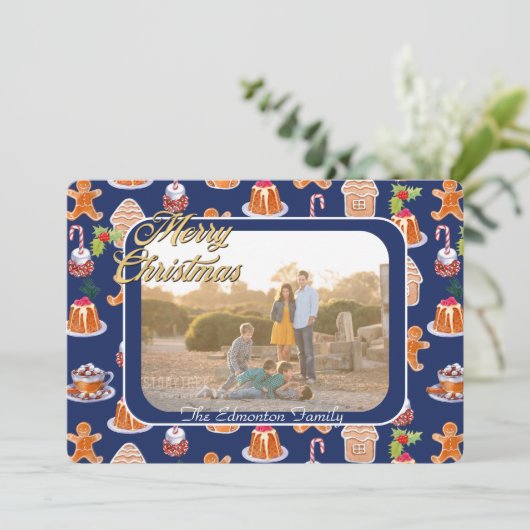 Weihnachtsdesserts Gerahmtes Foto Weihnachten (Stehend Vorderseite)