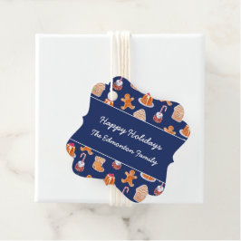 Weihnachtsdesserts Geschenkanhänger