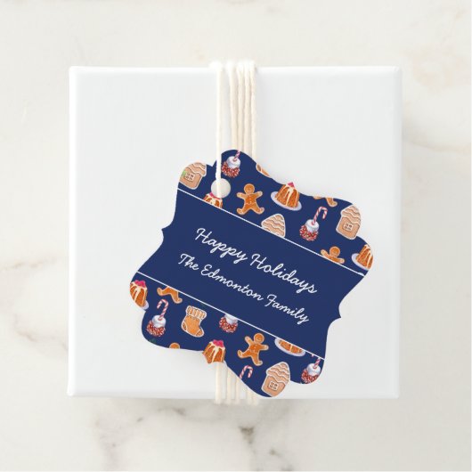 Weihnachtsdesserts Geschenkanhänger (Beispiel)