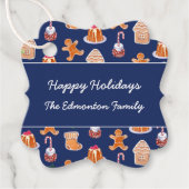 Weihnachtsdesserts Geschenkanhänger (Vorderseite)