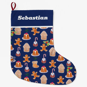 Weihnachtsdesserts Großer Weihnachtsstrumpf