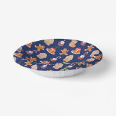 Weihnachtsdesserts Pappteller (Gewinkelt)