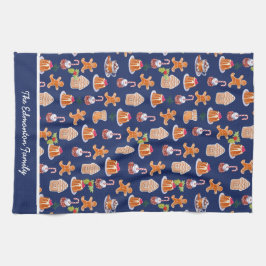 Weihnachtsdesserts Personalisiert Geschirrtuch