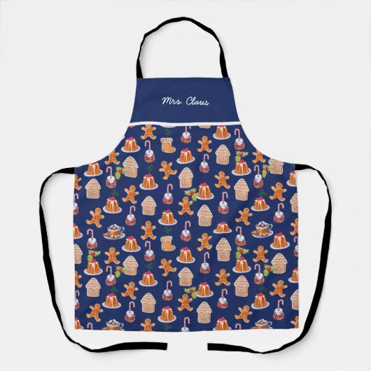 Weihnachtsdesserts Schürze (Vorderseite)