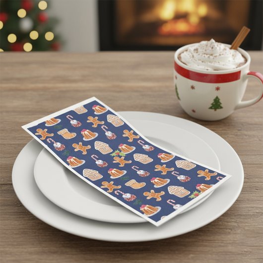 Weihnachtsdesserts Serviette
