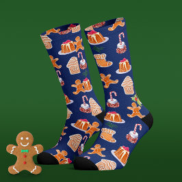 Weihnachtsdesserts Socken
