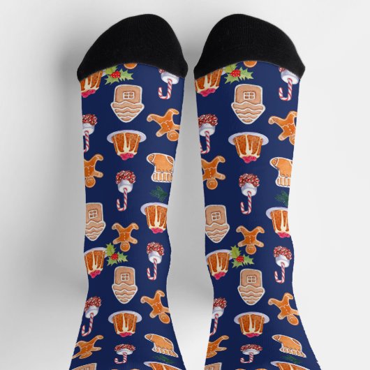 Weihnachtsdesserts Socken (Oben)