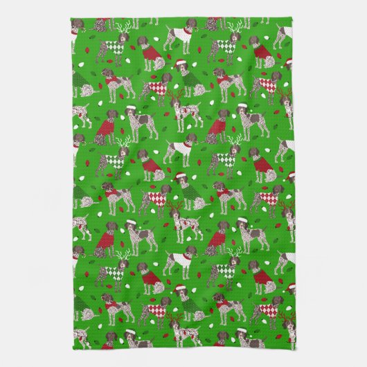 Weihnachtsdeutsch Kurzfilm Geschirrtuch (Vertikal)