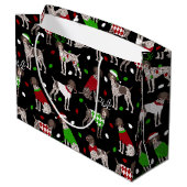 Weihnachtsdeutsch Kurzfilm Große Geschenktüte (Rückseite Schrägansicht)