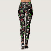 Weihnachtsdeutsch Kurzfilm Leggings (Rückseite)
