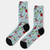 Weihnachtsdeutsch Kurzfilme Socken (Linkes Detail)