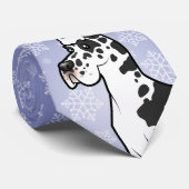 WeihnachtsDeutsche Dogge Krawatte (Gerollt)