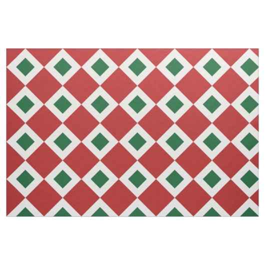 Weihnachtsdiamant-Muster-geometrisches Gewebe Stoff (Fat Quarter (45,7 x 55,9 cm))
