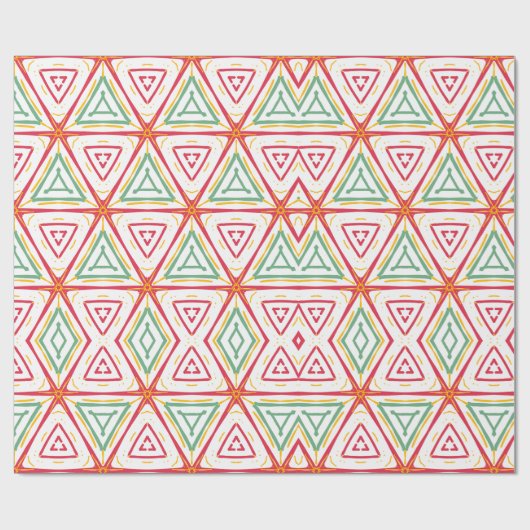 Weihnachtsdiamanten Geschenkpapier (Flach)