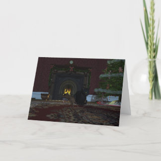 Weihnachtsdieb Feiertagskarte