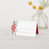 Weihnachtsdinner Dekoration Platzkarte (Vorderseite)