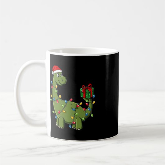 Weihnachtsdinosaurier mit Lights Fun Boys Kinder W Kaffeetasse (Links)