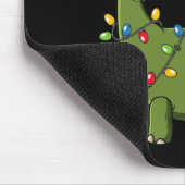Weihnachtsdinosaurier mit Lights Fun Boys Kinder W Mousepad (Ecke)