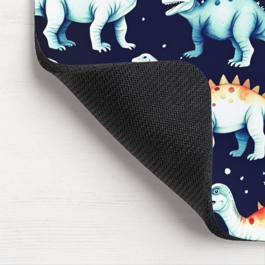 Weihnachtsdinosaurier Mousepad (Ecke)