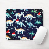 Weihnachtsdinosaurier Mousepad (Mit Mouse)