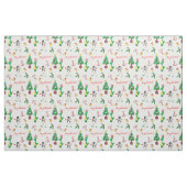 Weihnachtsdinosaurier und Schneemann Stoff (Fat Quarter (45,7 x 55,9 cm))