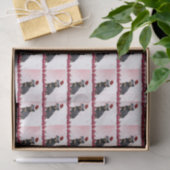 WeihnachtsdobermannPinscherwelpe Seidenpapier (Geschenk)