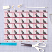 WeihnachtsdobermannPinscherwelpe Seidenpapier (Handwerk)