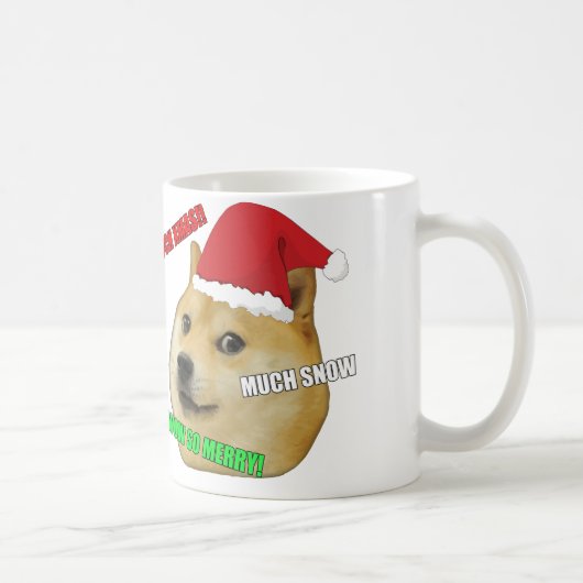 WeihnachtsDoge Meme Tasse (Rechts)