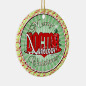 WEIHNACHTSdoktor UROLOGY UROLOGIST Keramikornament (Rechts)