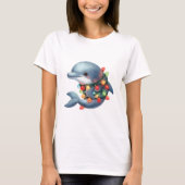 Weihnachtsdolphin T-Shirt (Vorderseite)