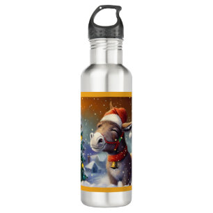 WeihnachtsDonkey 1 Edelstahlflasche