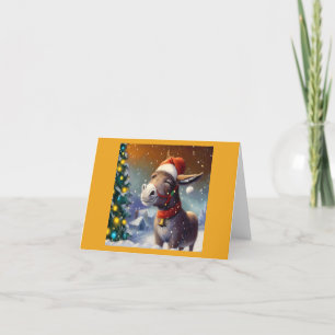 WeihnachtsDonkey 1 Feiertagskarte