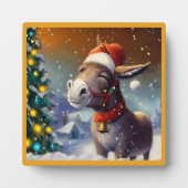 WeihnachtsDonkey 1 Fotoplatte (Vorderseite)