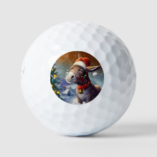 WeihnachtsDonkey (1) Golfball (Vorderseite)