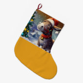 WeihnachtsDonkey 1 Großer Weihnachtsstrumpf (Vorderansicht (hängend))