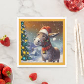 WeihnachtsDonkey 1 Serviette (Beispiel)