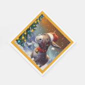 WeihnachtsDonkey 1 Serviette (Ecke)