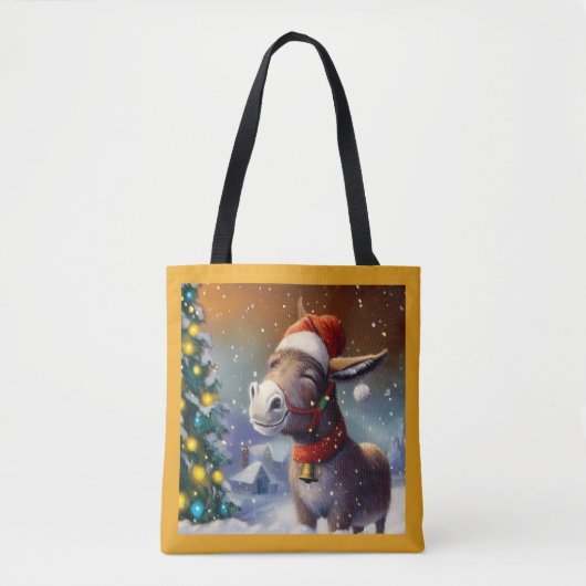 WeihnachtsDonkey 1 Tasche (Vorderseite)