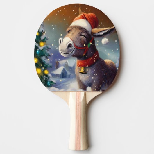 WeihnachtsDonkey (1) Tischtennis Schläger (Vorderseite)