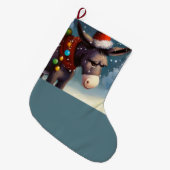 WeihnachtsDonkey 2 Großer Weihnachtsstrumpf (Vorderansicht (hängend))