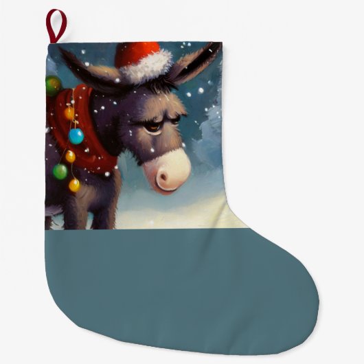 WeihnachtsDonkey 2 Großer Weihnachtsstrumpf (Vorderseite)