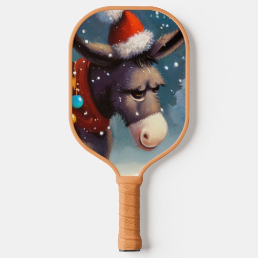 WeihnachtsDonkey (2) Pickleball Schläger (Vorderseite)